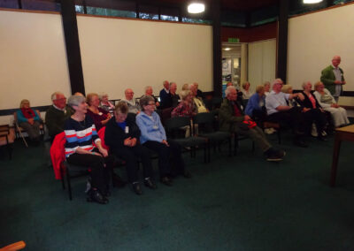 The audience at one of our meetings.